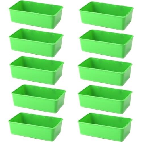 1PCS Food Water Plastic Bowl Cups Parrot Bathing Bird Pigeons Cage Sand Cup Feeding