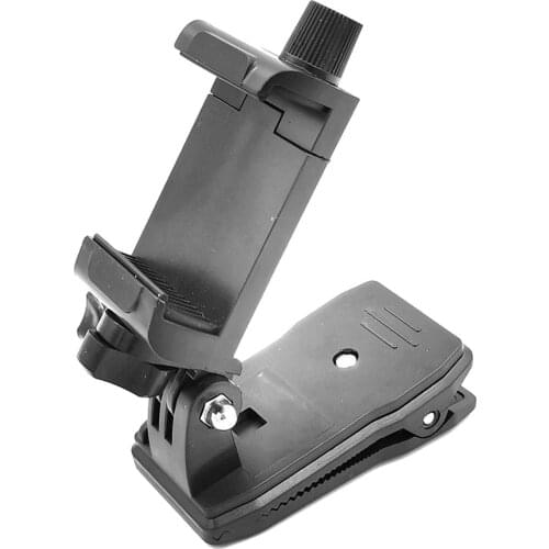 360 Degree Rotary Backpack Strap Hat Clip Clamp Mount for GoPro 2 3 3