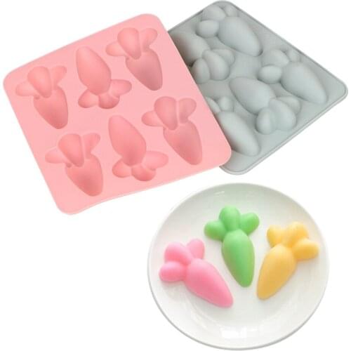 3D Carrot Shape Cake Mould Jelly Ice Molds DIY Chocolate Mold Kitchen Baking Tool Pudding Dessert Decration Tools