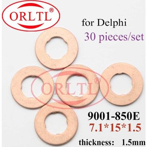 ORLTL 9001-850E parts washer 9001850E auto parts washer 9001 850E shim copper size 7.1*15*1.5 mm 30PC /lot