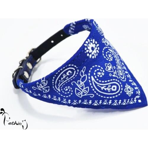 Free shipping 1pcs pet dog cat bandana Bibs dog scarf collar adjustable pet cat tie Collar S M L XL size pet product supply
