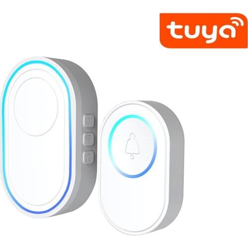 Wireless WiFi Tuya APP remote control Smart Doorbell 58 chimes door ring