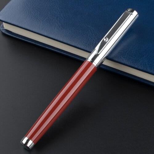 Business pen 0.5mm Luxury Metal Iridium Roller Ball Pen High Quality Ballpoint Pens Office Supplies Student Writing Gift