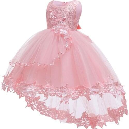 Baby Dress Lace Pegeant Christening Gown Baptism Clothes Newborn Kids Girls Birthday Princess Infant Party Costume