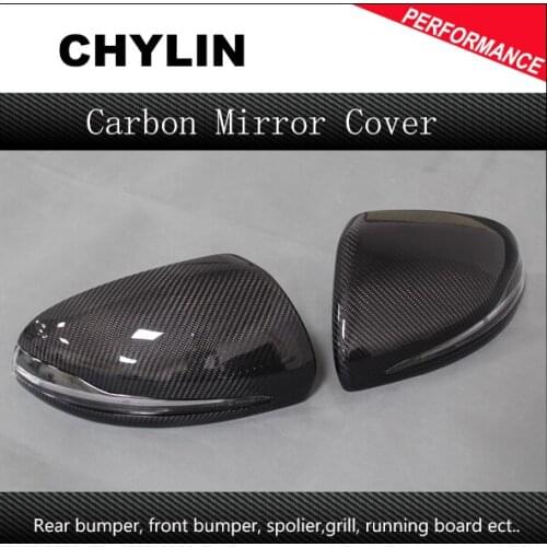 For Mercedes C Class W205 C205 S class W222 S222 V222 GLC Class X205 2014 2015 2016 Carbon Fiber Rear View Mirror Cover LHD