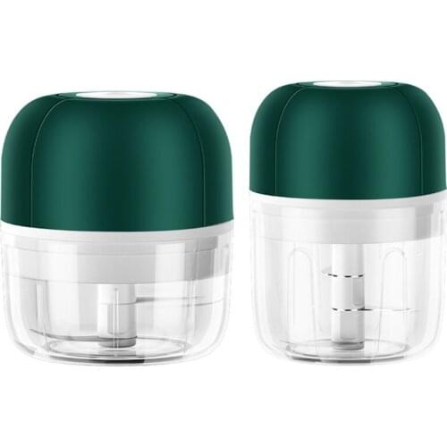 T3EC Electric Garlic Chopper Handheld Wireless Garlic Press Masher Mincer Vegetable Chili Meat Food Processor USB Blender