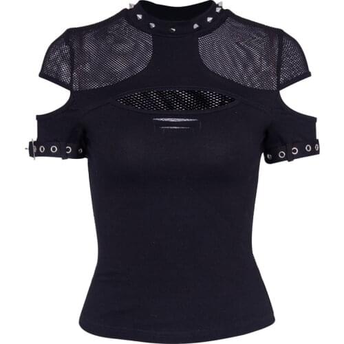 T shirt women tops tshirt camisetas y tops ropa mujer camisetas femininas roupas Punk Rock Womens Clothing Clothes