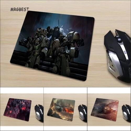 MRGBEST Cool Mouse Pad Tank Mecha Printed High-end Rubber Mouse-pad Small Mice Mat Computer Accessories Desk Mat for Office