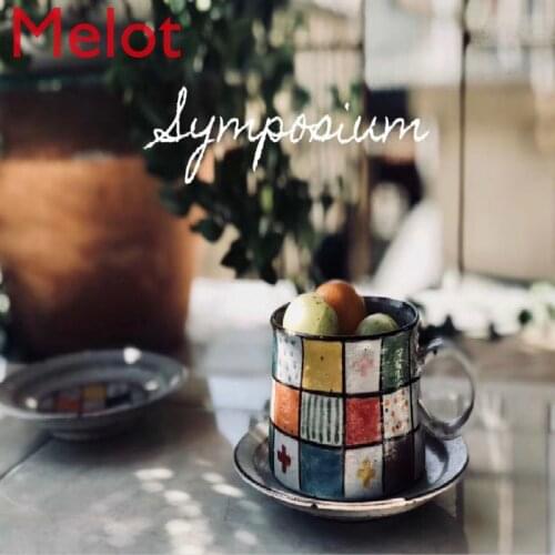 Creative Ceramic Coffee Cups Japanese Bone China Personality Cup and Saucer for Tea Tazas Divertidas Kitchen Supplies