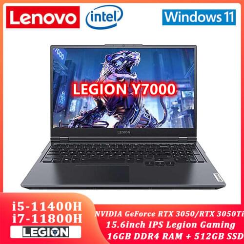 Lenovo Legion Y7000 2021 Gaming Laptop Intel i5-11400H/i7-11800H High Refresh Rate IPS Full Screen Windows10 Backlit metal body