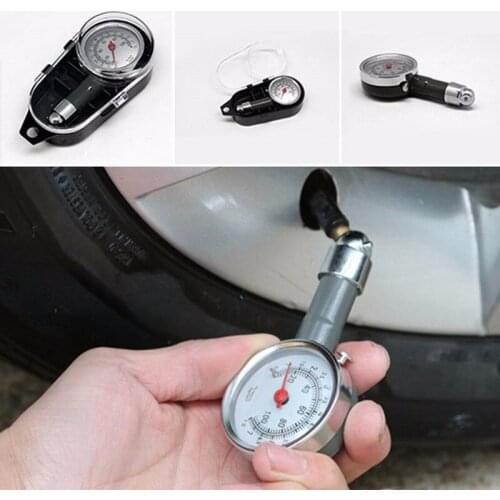 Multifunctional Tyre Air Pressure Test Car Automobile Metal Plastic Tire pressure table Car accessories Pressure Gauge Outdoor