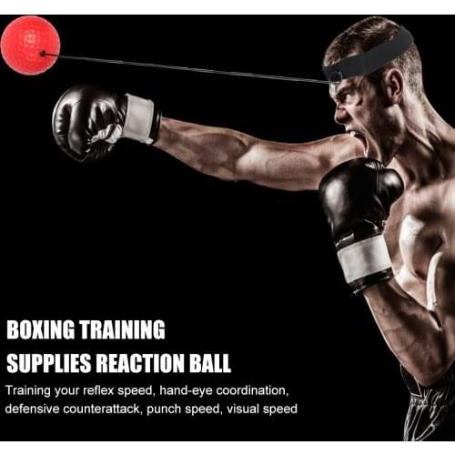 Kick Boxing Reflex Ball Head Band Fighting Speed Training Punch Ball Muay Tai MMA Exercise Equipment Accessories