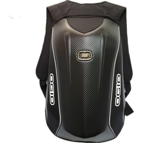 New Arrivals OGIO Mach Knight Backpack Waterproof Motocross Backpack Computer Bag Multifunctional Carbon Fiber Hard Shell Bag