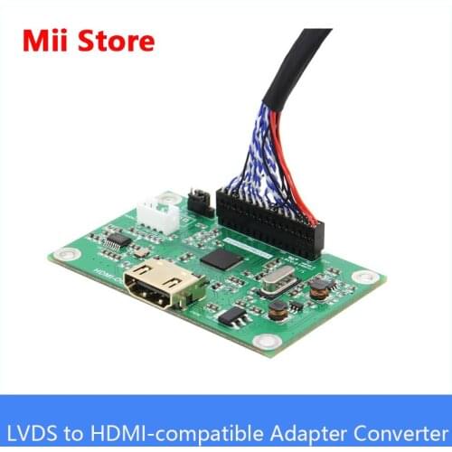 LVDS To HDMI-Compatible Adapter Board Converter Compatible with 1080P 720P Resolution Support Raspberry Pi