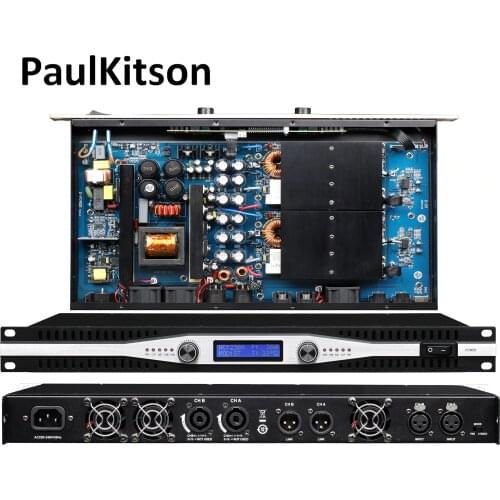 Paulkitson Class D audio amplifier channel card 2 Channel Digital Stereo Audio Power Amplifier Professional KTV Amplifier Audio