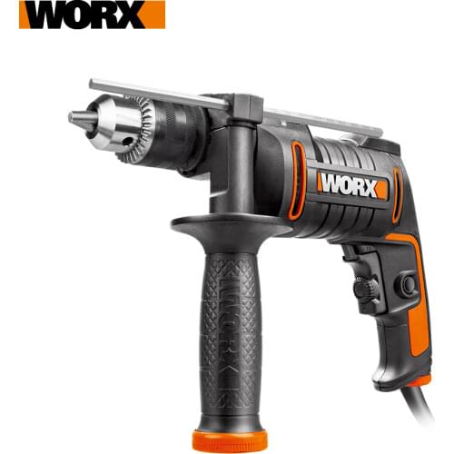 WORX 600W Impact Drill Electric Tools Screwdriver DIY WX317.2 Variable-speed Power Tools handheld 13mm keyless chuck + Tools box