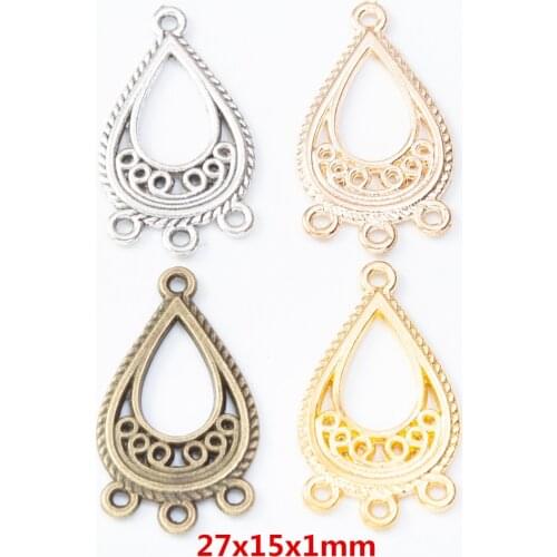 30Pieces/Set Connector zinc alloy Charms Jewelry Making DIY Hand Made Jewelry findings 8067