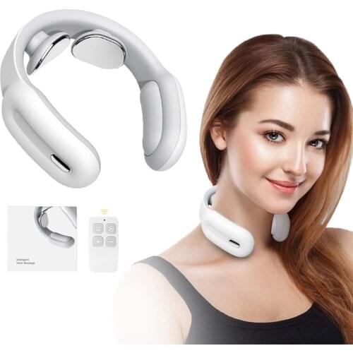 Intelligent Electric Neck And Shoulder Massager Relaxation Magnetic Therapy Pulse Pain Relief Tool Cervical Physiotherapy