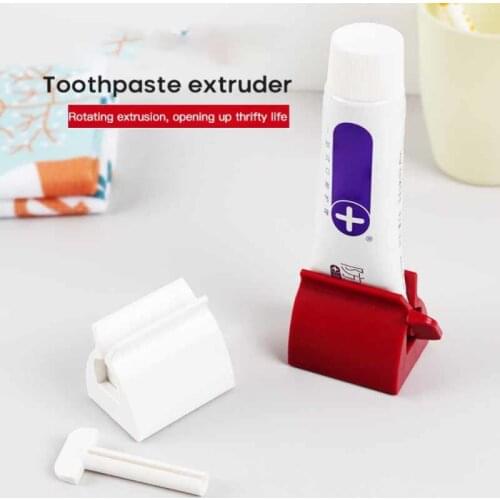 Rolling Toothpaste Device Tube Dispenser Holder Multifunctional Plastic Facial Cleanser Squeezer Press For Bathroom Accessories