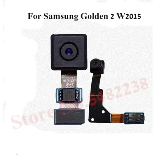 Original Back Camera Flex cable For Samsung Galaxy Golden 2 W2015 Front Rear Camera connector module Replacement parts