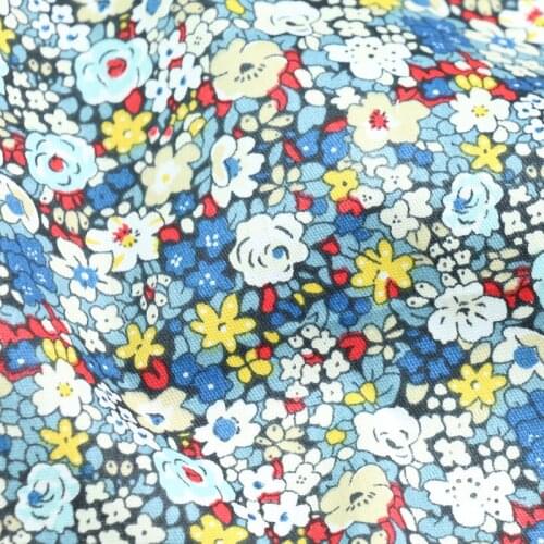 160cm*50cm Idyllic flower cotton fabric DIY bedding apparel dress patchwork fabric kids handwork cotton cloth tecido