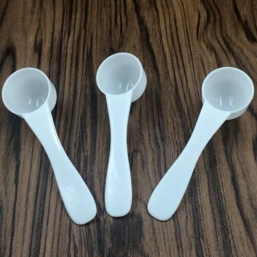 3000PCS 5g/9ML White Plastic Measuring Spoon Milk Protein Powder Scoop PP Transparent Measure Spoons Kitchen Calibration Tools