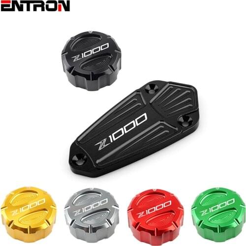 CNC Aluminum Rear & Front Brake Fluid Cylinder Cap Reservoir Cap For KAWASAKI Z1000 Z 1000 2014-2021 new motorcycle accessories