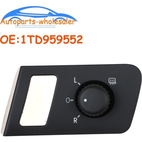 Car accessories 1TD959552 1T1959565F 1TD 959 565 For VW Volkswagen Touran Rear View Side Mirror Knob Switch Button