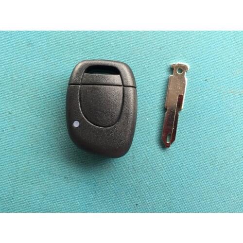ZABEUDEIR For Renault Clio Kangoo Twingo Megane Scenic 1 Button Remote Key FOB Case Blade Uncut Shell No Logo