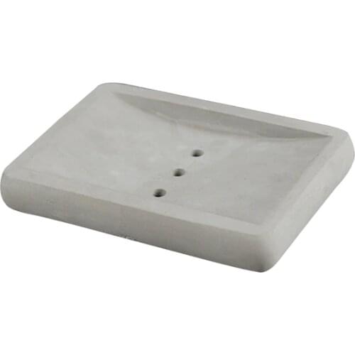 Concrete Soap Dish Silicone Mold Handmade Cement Nordic Original Ornaments Mould