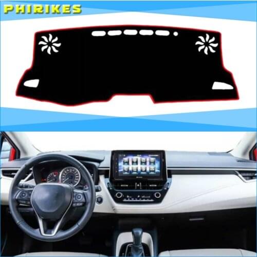 For Toyota Corolla 2019 2020 Dashboard Cover Dash Mat Pad Dashmat Sun Shade Instrument Protective Carpet Car Styling Accessories