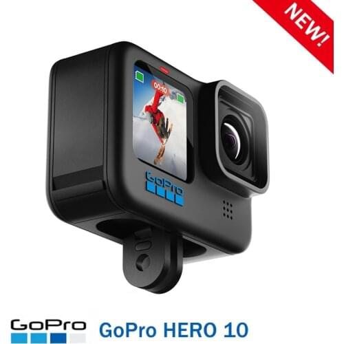 GoPro HERO 10 Black MINI Action Camera 5.3K Video 23MP Photo Sports Cam Waterproof Touch Screen Webcam Go Pro HERO 10