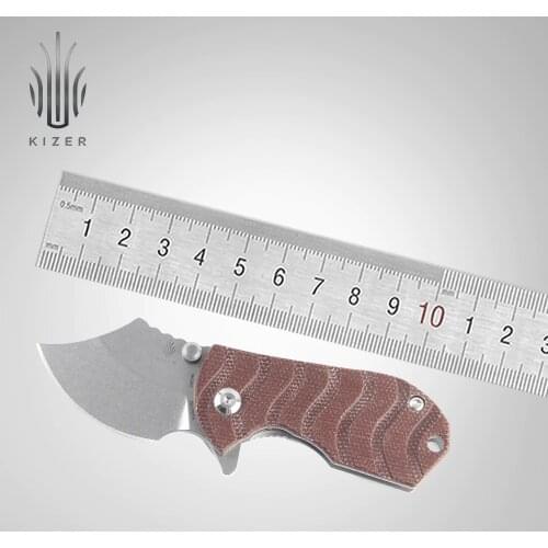 Kizer mini pocket knife KI2521A2 Flip Shank 2020 new small knife titanium knife edc tools