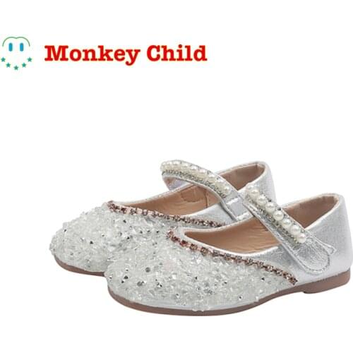 2021 New style Girls Walking shoes Spring Retro Foot cuff Casual shoes Princess shoes noble grace Japanese system Hollowed out