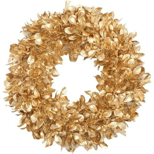 Round Jasmine Leaf Spring Wreaths 16 inch for Front Door Jasmine Flower Wreath Spring Wreath Floral Wreath Home Decor