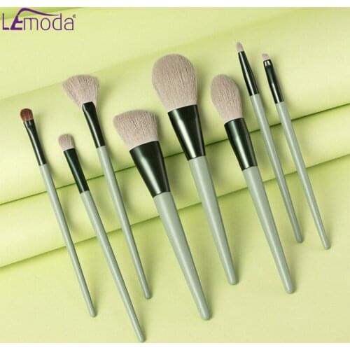 Lemoda 8Pcs Professional Makeup Brush Set Dizzy Cosmetic Beauty Tools Eyelash/Eyebrow Oblique Eyeshadow Makeup Brushes