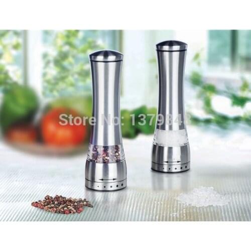 Stainless Steel Pepper & Salt Herb Mill Grinder Gourmet Cooking tools Kitchen tool