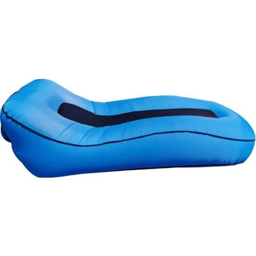 Inflatable Bed Outdoor Camping Mountaineering Portable Folding Recliner Lazy Sofa Inflatable Single Cushion Camping Equipment