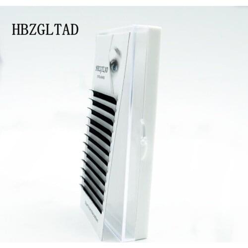 HBZGTLAD C/D 6/7mm false lashes individual eyelash lashes maquiagem cilios for professionals soft mink lower eyelash extension