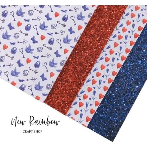 NewRainbow 30x22cm Key Of Love 1.0mm Litchi Artisan Faux Leather for Making Bows, Earrings, Bags and DIY Crafts