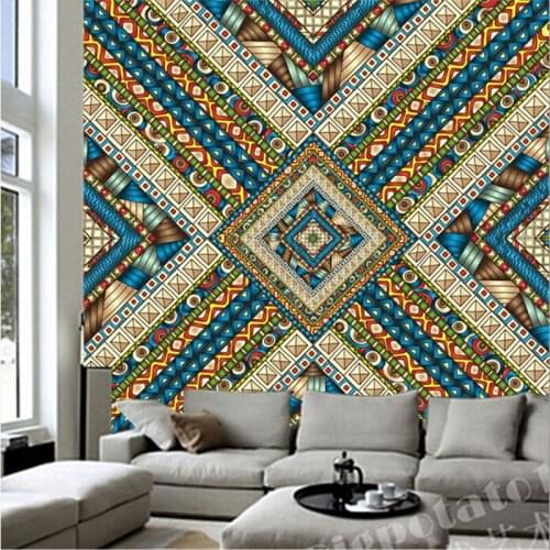 Custom 3D large mural,Beautiful India pattern murals papel de parede ,living room sofa TV wall bedroom wall paper