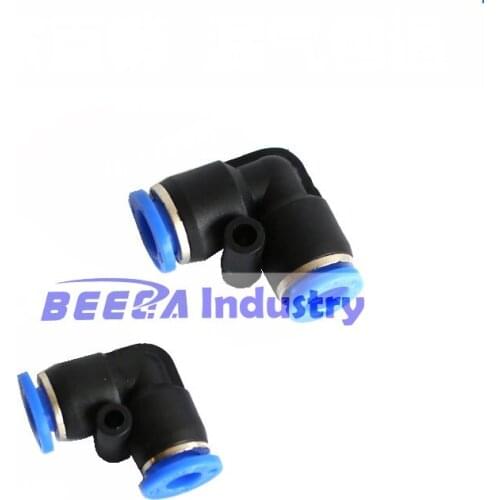 Pneumatic trachea fast connector fast right angle elbow bending PV4 PV6 PV8 PV10 PV12mm