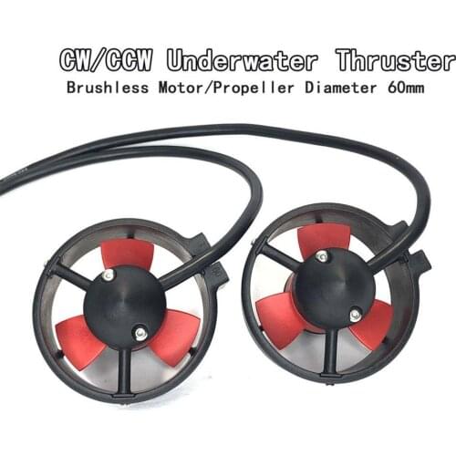Hobbyocean 12V-16V Underwater Thruster Waterproof 860KV Brushless Motor Propeller 60mm Jet Pump For ROV RC Boat Robot Model