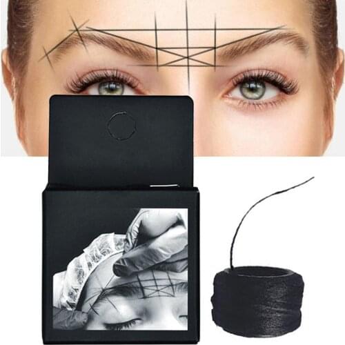 Eyebrow Positioning Semi-Permannet Line Ruler Microblading Measuring Tool Mapping String For Marking Symmetrical Eyebrows