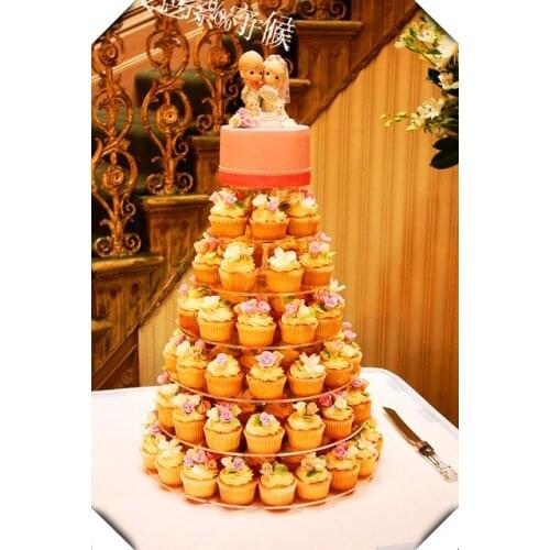 Wedding decorationAcrylic Cupcake Stand 7 tier acrylic cupcake stand, acrylic wedding & party cake stand, perspex wedding cupcak