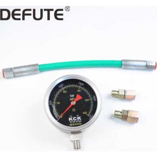 0-250Mpa Common Rail High Pressure tester for diesel oil circuit common rail plunger, common rail tube pipe pressure test gauge