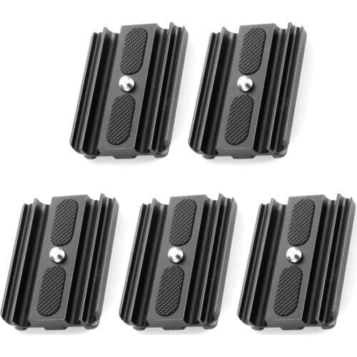 BGNing 5x Camera Tripod Quick Release Plate Mount Cable Winder Data Clip Board Base Line Lock Holder for SLR Ball Head Accessory