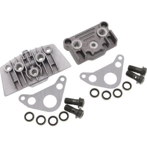 1Set Oil Cooler Horizontal Engine Adapter Cylinder Cover with Screw Gasket for 110cc 125cc 140cc Monkey Dirt Pit Bike ATV