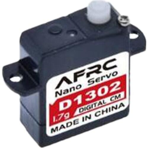 1PCS D1302 Mini 1.7G Large Torque Mini Digital Servo JST Connector for RC Model Drone Airplane Helicopter