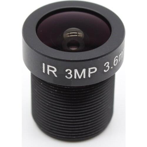 10X HD 3mp 3.6mm CCTV Lens 128Degrees Wide Angle IR Board M12*0.5 for Security IP camera